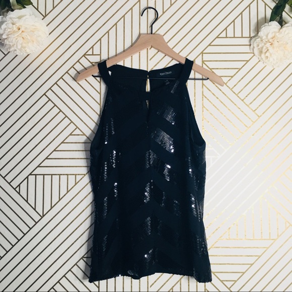 White House Black Market Tops - White House Black Market | Sequin Dressy Tank